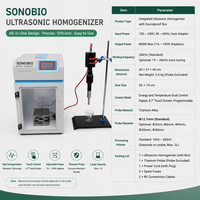 Sonicateur ultrasonique 1200W avec sonde en alliage de titane de 20 mm, processeur d'échantillons de laboratoire OEM pour la lyse cellulaire, l'extraction et l'homogénéisation