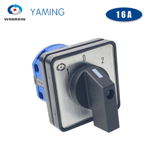 สวิตช์โรตารี่แบบเปลี่ยนตำแหน่งไฟฟ้า LW39B-16/1 660V 16A 1 ขั้ว 3 ตำแหน่ง 4 ขั้วต่อ หน้าสัมผัสเงิน LW26 - Product Image 5