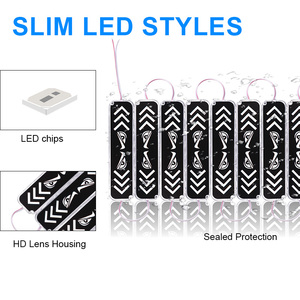 Kaidengzhe dài Demon Eye Strobe cảnh báo ánh sáng tự động nhấp nháy vị trí đèn xe tải Trailer Beacon <span class=keywords><strong>LED</strong></span> Side <span class=keywords><strong>Marker</strong></span> Lights - Product Image 3