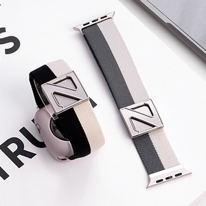 Correa de Reloj Magnética de Nailon Tejido con Hebilla en Z Ajustable, Compatible con Relojes Inteligentes Serie 11 - Product Image 3