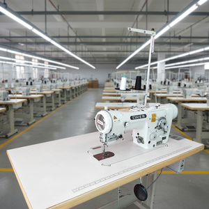 Machine à coudre industrielle à entraînement direct, zigzag programmable, haute vitesse, pour la confection de sous-vêtements féminins et de soutiens-gorge en dentelle - Product Image 1