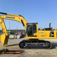 Excavatrice hydraulique d'occasion Komatsu PC300LC-8MO de 30 tonnes, conforme aux normes EPA et CE, pour travaux de terrassement à grande échelle