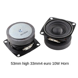 Loa âm thanh đa phương tiện 2 inch vuông 4 Ohm 53mm từ ngoài 8 Ω <span class=keywords><strong>10W</strong></span> Công suất đầu ra 5W Tần số đầy đủ cho nhà hát nhỏ - Product Image 4