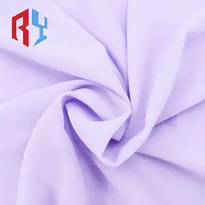 Wholesale muslim women's chiffon scarf fabric 58" solid color chiffon fabric sheer for abaya