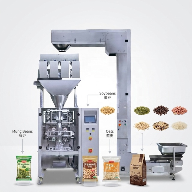 Fully Automatic Loose Tea Leaves Weight 2/4 Head Linear Scale VFFS Packaging Machine