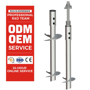 Toptan Q235 Çelik Galvanizli Çelik Karbon Çelik Güneş Enerjisi Zemin Montaj Temel Vida Kazıkları - Product Image 4