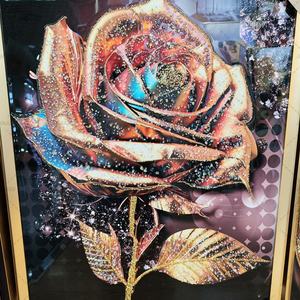 Mosaïque décorative en verre à motifs floraux découpés, art mural en carreaux - Product Image 6