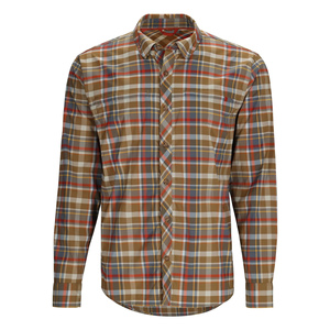 Camisa de pesca con botones y cuello Bali de poliéster con logo UV de Performancegear, con bolsillos de velcro. - Product Image 5