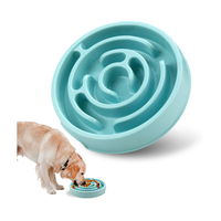 Gamelle anti-glouton pour chien, bol labyrinthe en plastique solide, utilisation intérieure, facile à nettoyer, pour une alimentation lente, 20,5 cm, pour petits et moyens chiens, vente en gros