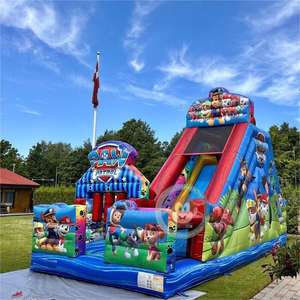 Pattes patrouilles parcours d'obstacles gonflable parcours d'obstacles rebond pour parc d'attractions publicité <span class=keywords><strong>jeu</strong></span> gonflable - Product Image 1