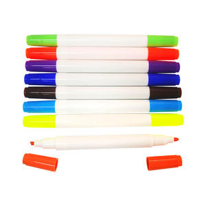 Jeu de marqueurs <span class=keywords><strong>pour</strong></span> tissu à double extrémité-Pointes en <span class=keywords><strong>feutre</strong></span> à double extrémité Marqueur <span class=keywords><strong>pour</strong></span> tissu <span class=keywords><strong>T</strong></span>-<span class=keywords><strong>shirt</strong></span> à double pointe - Product Image 3