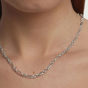 Conjuntos de joyería de moda, cadenas de oro amarillo de 14K, collar de cadena con clip de papel grueso chapado para mujer, collares finos, collar llamativo - Product Image 4