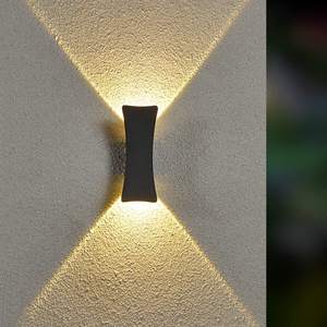 مصباح جداري LED عصري خارجي بإضاءة لأعلى ولأسفل، تركيبات إضاءة شمعدان مقاومة للماء، مصباح حائط من الألومنيوم للاستخدام الداخلي والخارجي - Product Image 2