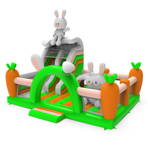 Miễn Phí Thiết Kế Trẻ Em Trẻ Em Nhà Bị Trả Lại Bouncer Trượt Đảng Chơi Thiết Bị Thỏ Động Vật Trong Nhà Ngoài Trời Sân Chơi Bơm Hơi - Product Image 6