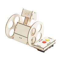 Kit de Robot Autoequilibrado para Armar, Juguete Educativo de Madera Natural Ecológica, Actividad de Construcción Montessori, Caja de Juguetes Resistente