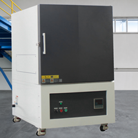 Precio de Fábrica 1700 ° Horno de Mufla Eléctrico C con Programa de 30 Etapas para Pruebas de Materiales