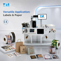 Imprimante numérique à rouleaux à base d'eau CSJ-210XJ 1200 dpi 0-60 m/min CMYK pour rouleaux d'étiquettes en papier kraft