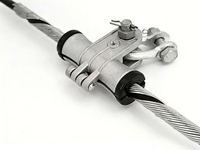 Kit de fixation de suspension XGUAlloy pour lignes aériennes, compatible ACSRADSS, OPGW, matériel complet de transmission d'énergie