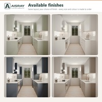 Meubles de cuisine laqués au design moderne, aménagement en enceinte, dimensions personnalisées, livraison en kit et unités modulaires