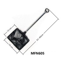 Vente en gros de filets de pêche en acier inoxydable rectangulaires de marque Resun, modèle MFN, pour aquarium, crevettes, poissons, filet épais, facile à nettoyer