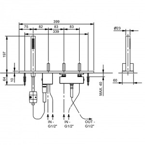 Fantini aboutsiater AK25 Deck Mount vasca da bagno Premium rubinetto accessori - Product Image 2