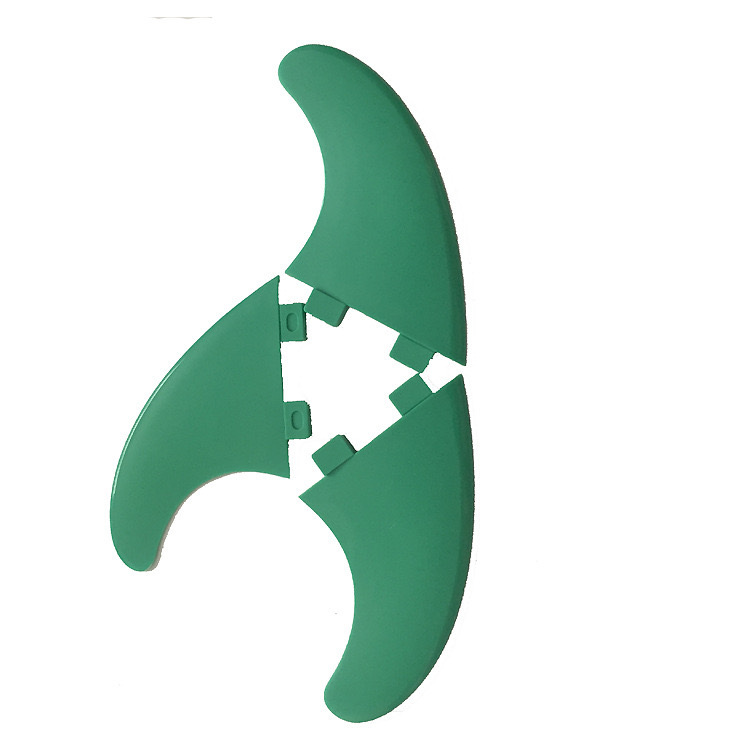 Tri pinne in Nylon verde FCSI