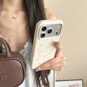 เคสโทรศัพท์แบบแม่เหล็กสีขาวโบราณลายฟองอากาศ สำหรับ iPhone 17 Pro Max 16 15 14 - Product Image 5