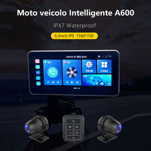 Phương tiện truyền thông điều khiển có dây xe máy Navigator tùy chỉnh 6.3 inch động cơ Navigator GPS không thấm nước GPS navigation với FM bản đồ miễn phí - Product Image 6