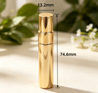 Botol Isi Ulang Parfum Mini, Penyemprot Kabut Kosmetik, Kepala Semprot Transparan untuk Perjalanan, Botol Sampel Hidrasi Wajah