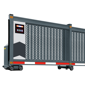 Tự động hàng rào nhôm cổng <span class=keywords><strong>DIY</strong></span> nhôm trượt cổng cho nhà điện đường lái xe Nhôm hàng rào cổng - Product Image 6