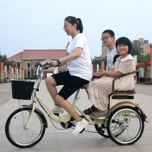 Kaliteli düşük fiyat 3 tekerlekli bisikletler yetişkinler için dişliler ile yetişkin trike 3 tekerlekli yetişkin üç tekerlekli bisiklet 3 tekerlekli bisiklet