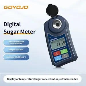 Digitale Refractometer <span class=keywords><strong>Brix</strong></span> Meter Ce Gecertificeerd Plastic Nieuwe Vruchtensapdranken Sprite Drank Suikertester Meter Suikergehalte - Product Image 2