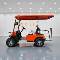 Harga Grosir Pabrik Mobil Listrik Golf Cart Steering Rack Baterai Lithium Lead Acid Mobil Listrik 2X2 Golf Cart Custom