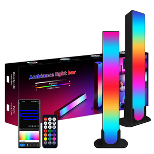 Lámpara de ambiente LED RGB, pastilla de sonido USB, Control remoto, música, ritmo, movimiento para juegos, moderna E27, noche transfronteriza para - Product Image 1