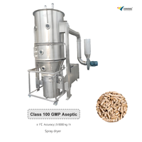 Granulateur à lit fluidisé automatique pour poudre de soufre granulée avec moteur pour la transformation alimentaire, en acier inoxydable, capacité 420L