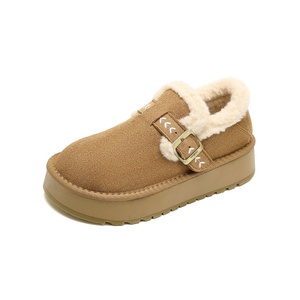 <span class=keywords><strong>Botas</strong></span> de Nieve Weiwei Girl 679-1 con Plataforma Media para Mujer, Estilo Otoño/Invierno, Forradas de Felpa, Extra Gruesas, Cálidas, Artificiales - Product Image 5