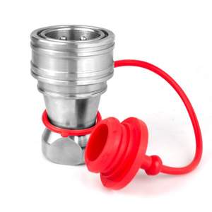 1/4 ''ISO7241-B KZF en acier inoxydable <span class=keywords><strong>hydraulique</strong></span> raccord à dégagement rapide filetage femelle raccord <span class=keywords><strong>hydraulique</strong></span> plus rapide - Product Image 1