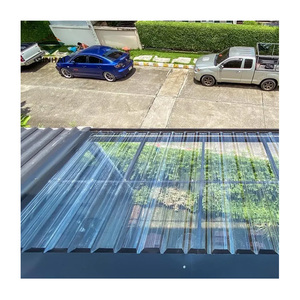 10 Years Clear Color Corrugated Polycarbonate Greenhouse Solid Roofing Plastic Sheet Panels