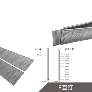 Fornitore di fabbrica ferro F40 zincato su misura durevole nail dritta costruzione del chiodo