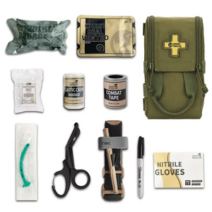 Hoge Kwaliteit Waterdichte Duurzame 900d Nylon Rip-Away Ifak Tactical Molle EHBO Medische Tas Etui Neushoorn Reddingskit - Product Image 1