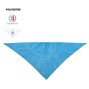 Bandana triangolare in poliestere personalizzata per merchandising - Product Image 1