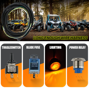 Indicadores Led marcador de remolque luz amarilla Blanca Roja lámpara de señal de giro para Can-Am <span class=keywords><strong>Maverick</strong></span> X3 Polaris RZR <span class=keywords><strong>Kawasaki</strong></span> - Product Image 6