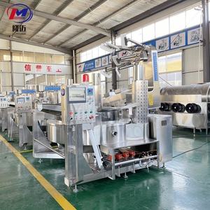 Mesin pengaduk makanan listrik uap Gas otomatis, Ketel masak dengan pengaduk Agitator Pot ganda dimiringkan - Product Image 5