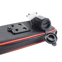 Rétroviseur 2 en 1 5V2.1A Chargeur étanche pour téléphone Support USB pour téléphone de moto