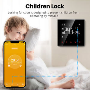Thermostat intelligent WiFi TUYA à écran tactile AVATTO WT100 |   OEM/ODM personnalisable |    Gestion précise <span class=keywords><strong>de</strong></span> la température pour les systèmes <span class=keywords><strong>de</strong></span> chauffage - Product Image 2