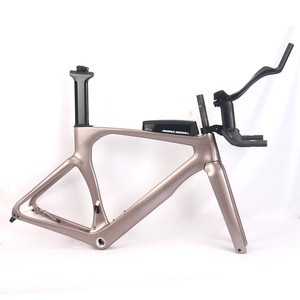 GZXR 프리미엄급 카본 파이버 TT 프레임 아이스베리 핑크 고급 로드 바이크 - Product Image 3