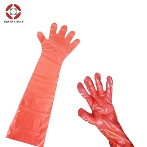 <span class=keywords><strong>OKU</strong></span> Claro y Azul Longitud Del Brazo Veterinario PE Guantes - Product Image 4