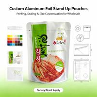 Pochette anti-humidité personnalisée en aluminium, sachet alimentaire à haute barrière, emballage alimentaire