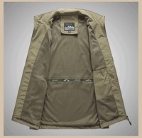 Nouveau Style Cool Gilet de Pêche et de Photographie d'Extérieur Décontracté Surdimensionné Veste Sportive pour Homme Gilet pour Homme
