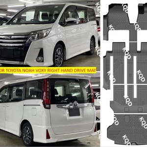 Alfombrillas de Lujo de TPE de Alta Calidad, Alfombrillas Antideslizantes para el Suelo del Vehículo, Fundas para Asientos de Auto para Noah Voxy - Product Image 2